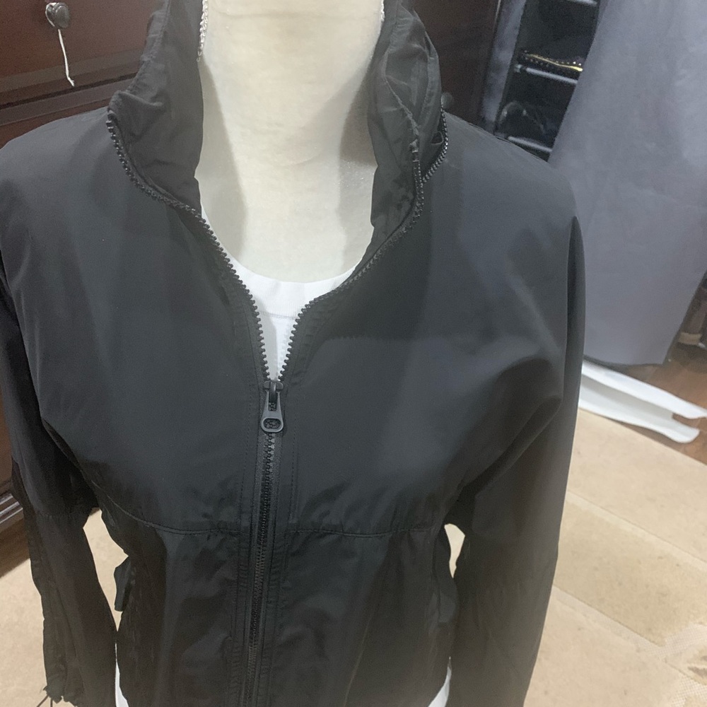 NWT Zara waterproof hooded jacket with bag